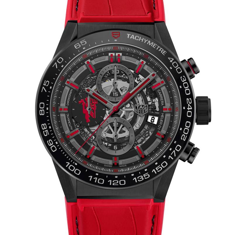 TAG Heuer Carrera Calibre Heuer 01 Manchester United Edition Speciale TAG Heuer Carrera Calibre Heuer 01 Manchester United Edition Speciale