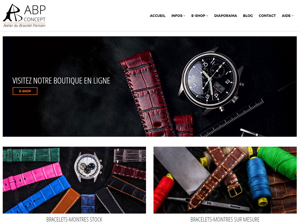 ABP : un nouveau site Internet qui permet de visualiser votre prochain bracelet sur-mesure ABP : un nouveau site Internet qui permet de visualiser votre prochain bracelet sur-mesure
