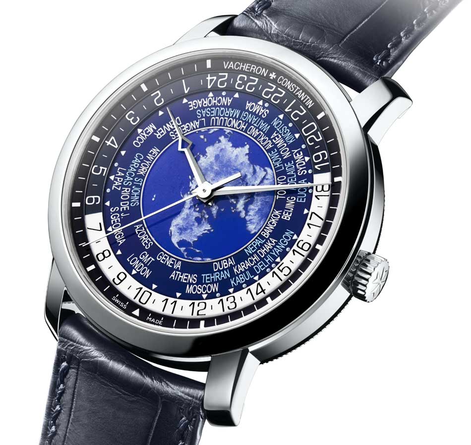 Vacheron Constantin Traditionnelle heures du monde en platine Vacheron Constantin Traditionnelle heures du monde en platine