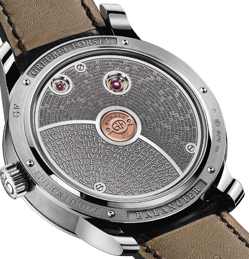 Greubel Forsey le Balancier : la pureté du design et la technicité du calibre