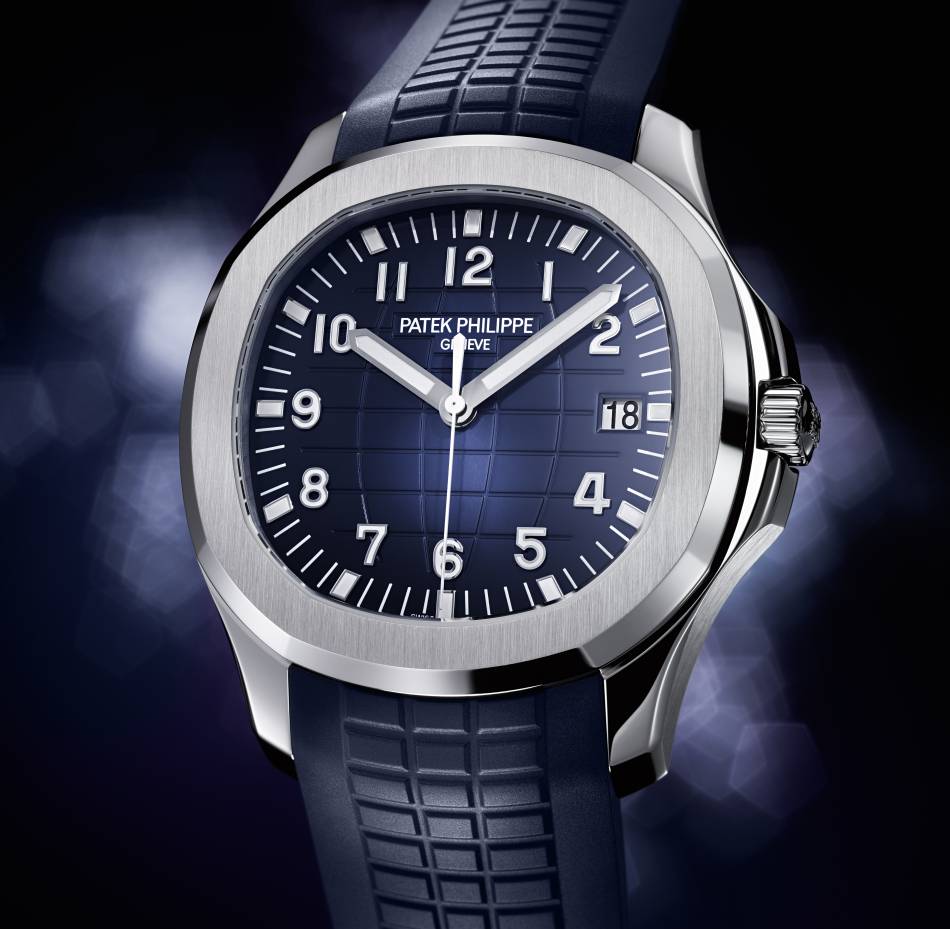Patek Philippe Aquanaut 5168G : sport chic en or gris et cadran bleu Patek Philippe Aquanaut 5168G : sport chic en or gris et cadran bleu