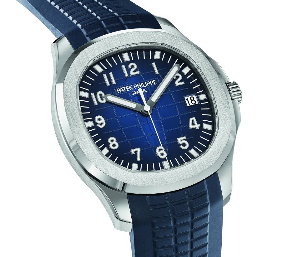 Patek Philippe Aquanaut 5168G : sport chic en or gris et cadran bleu Patek Philippe Aquanaut 5168G : sport chic en or gris et cadran bleu