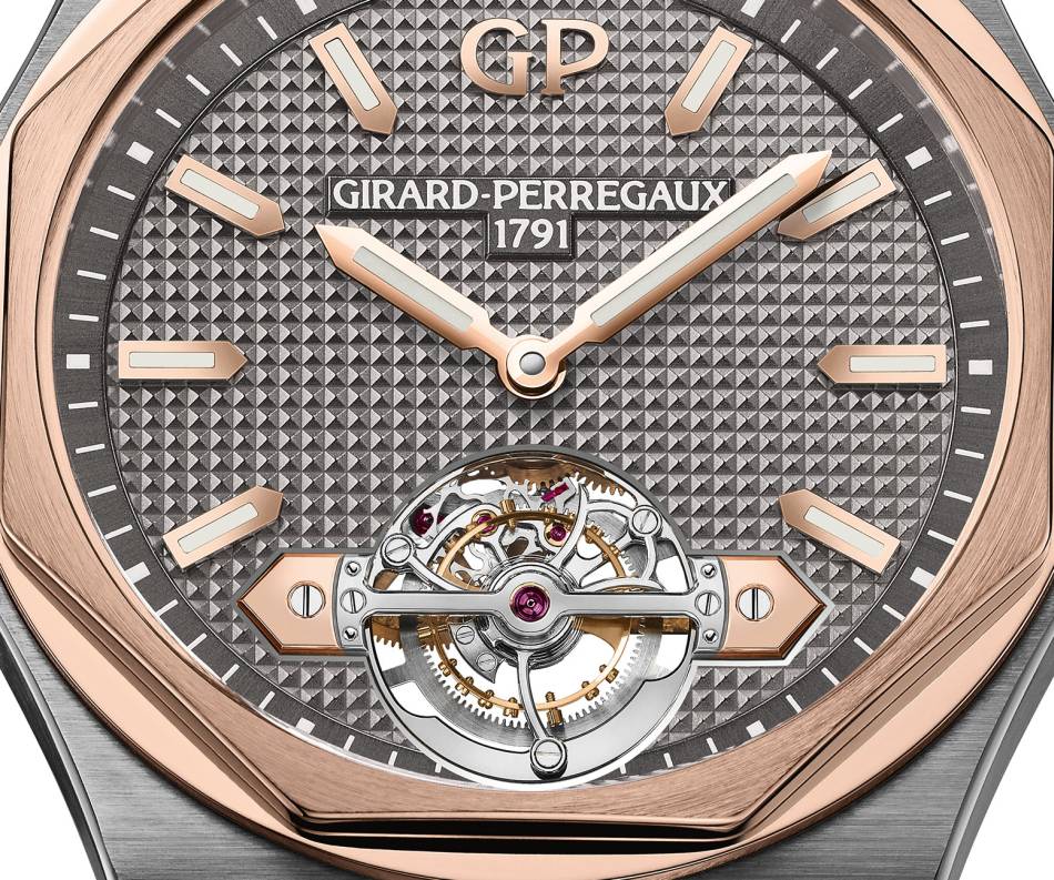 Girard-Perregaux Laureato Tourbillon : un Pont d'Or Girard-Perregaux Laureato Tourbillon : un Pont d'Or