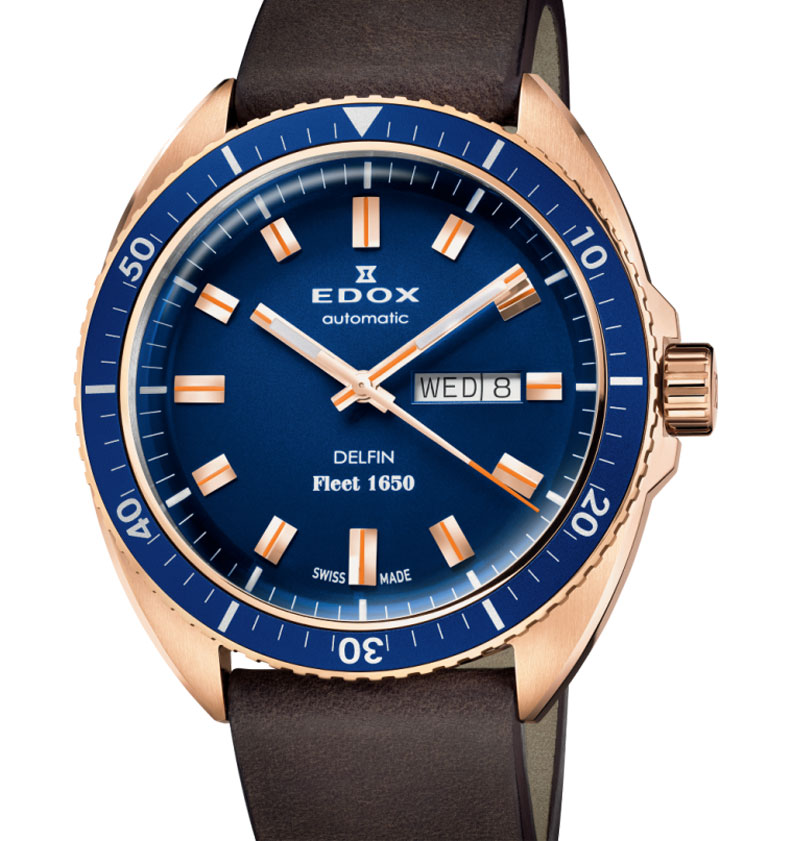 Edox Delfin The Original Fleet 1650 : une nouvelle "bronzo" sur le marché