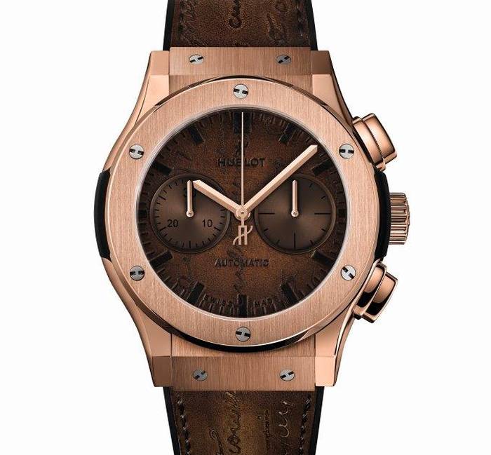 Hublot Classic Fusion Berluti : chrono cuir Hublot Classic Fusion Berluti : chrono cuir