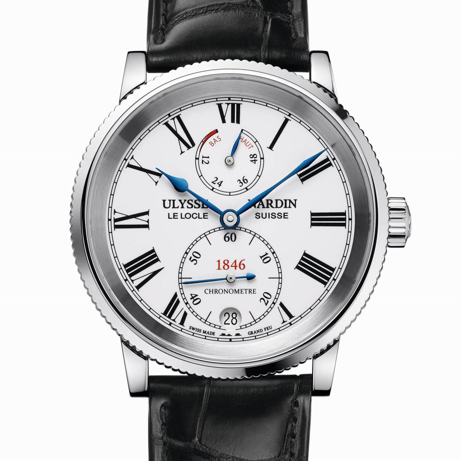 Ulysse Nardin Marine 1846 : un chronomètre manuf' à moins de 10.000 euros