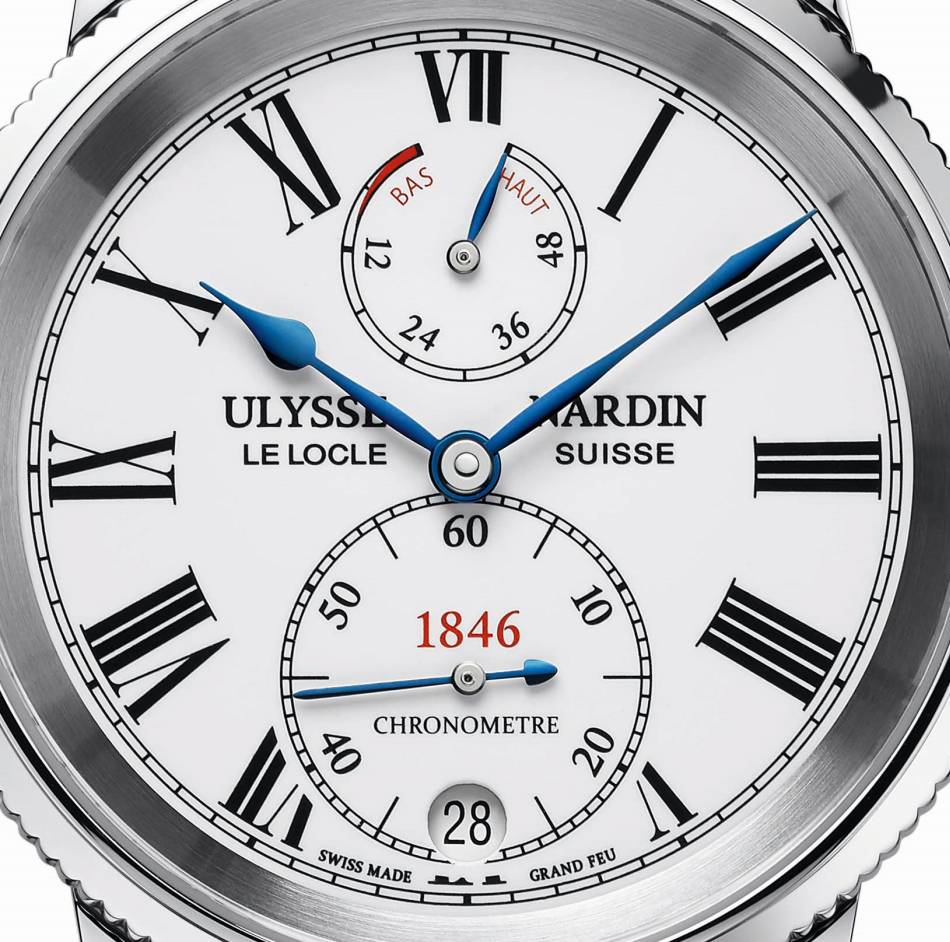 Ulysse Nardin Marine 1846 : un chronomètre manuf' à moins de 10.000 euros