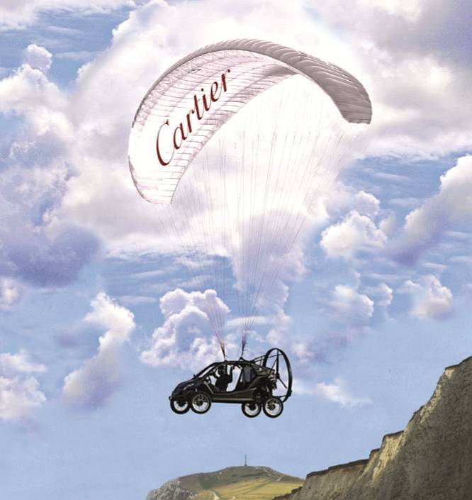 Pégase : Cartier soutient le projet de la voiture volante entre Paris et Londres