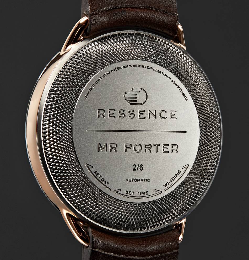 Ressence : deux montres en exclusivité sur Mr Porter