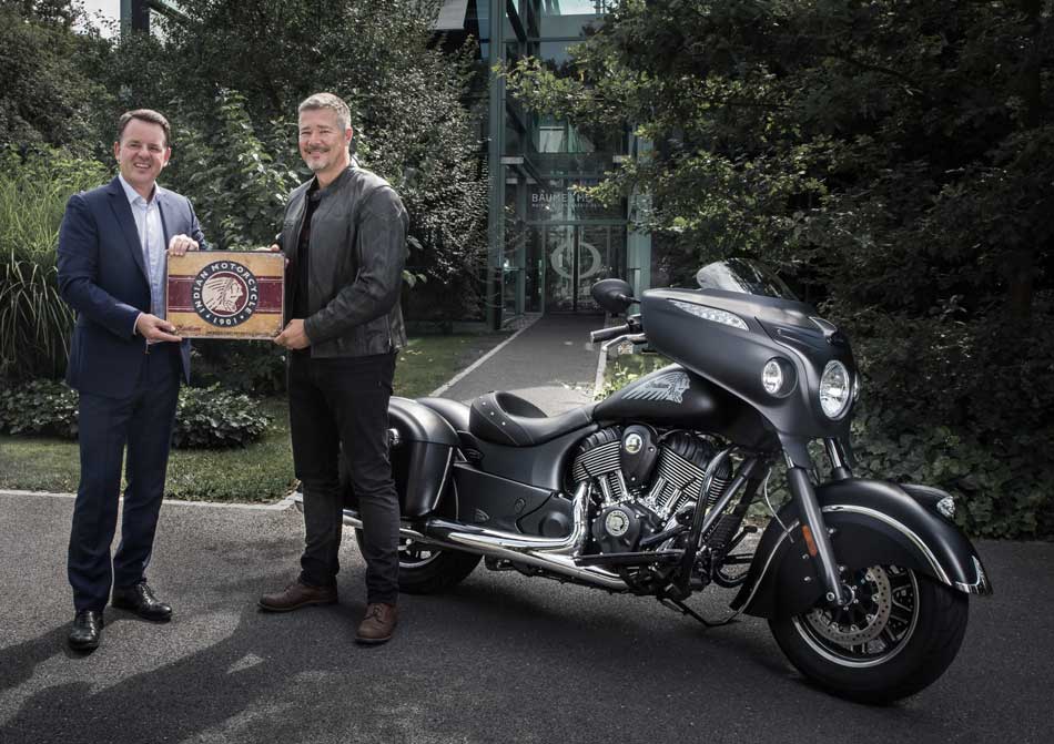 Baume & Mercier partenaire d'Indian Motorcycle