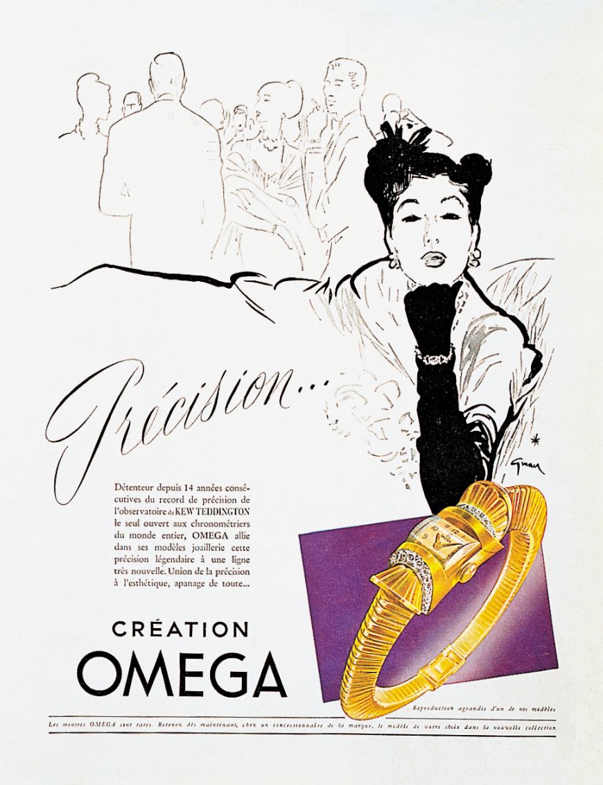 Publicité Omega de 1946