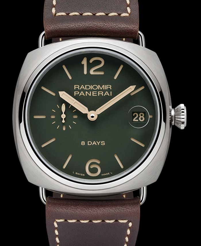Panerai Radiomir 8 Days Titane 45 mm : l'horloger florentin se met au vert