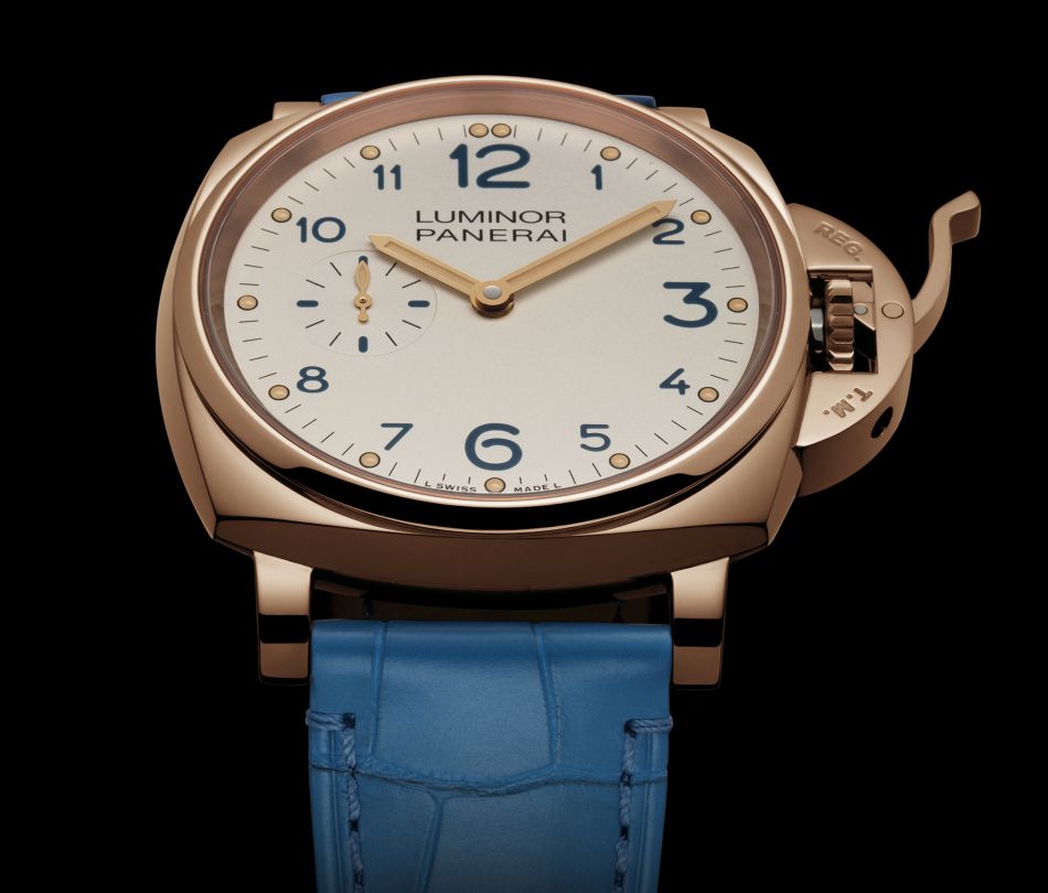 Panerai Luminor Due 3 jours or rouge : la plus féminine Panerai Luminor Due 3 jours or rouge : la plus féminine