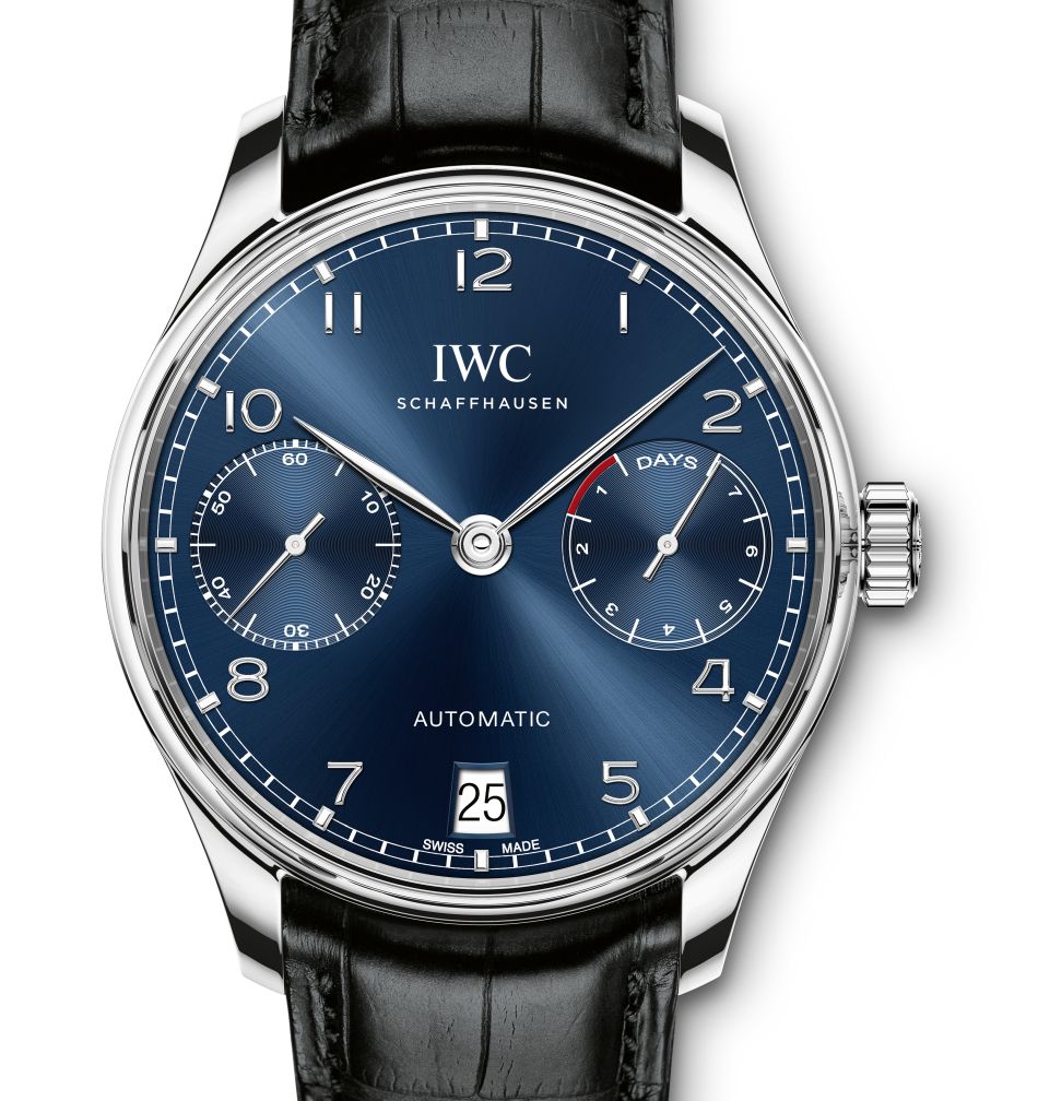 IWC : quand la Portugaise se met au bleu