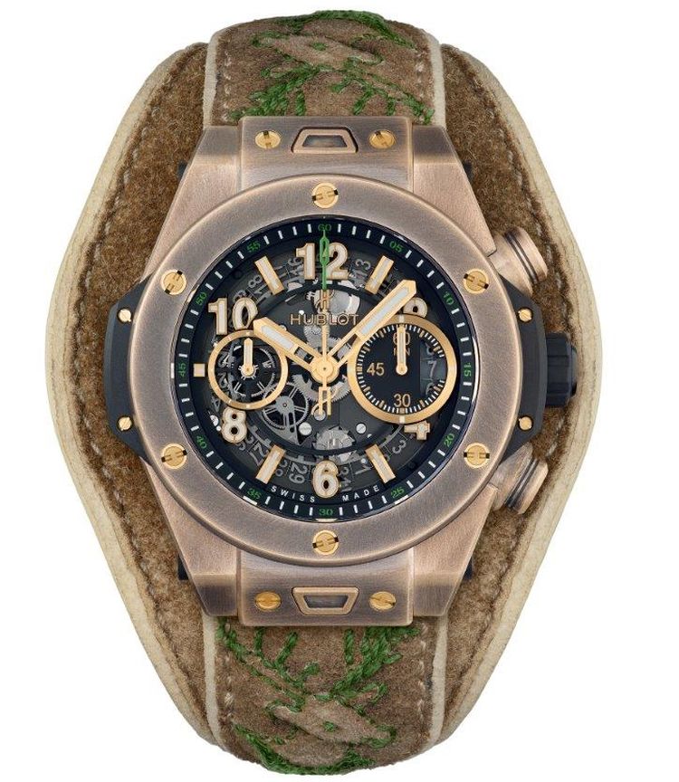 Hublot : du bronze et du cuir pour la Big Bang Bavaria