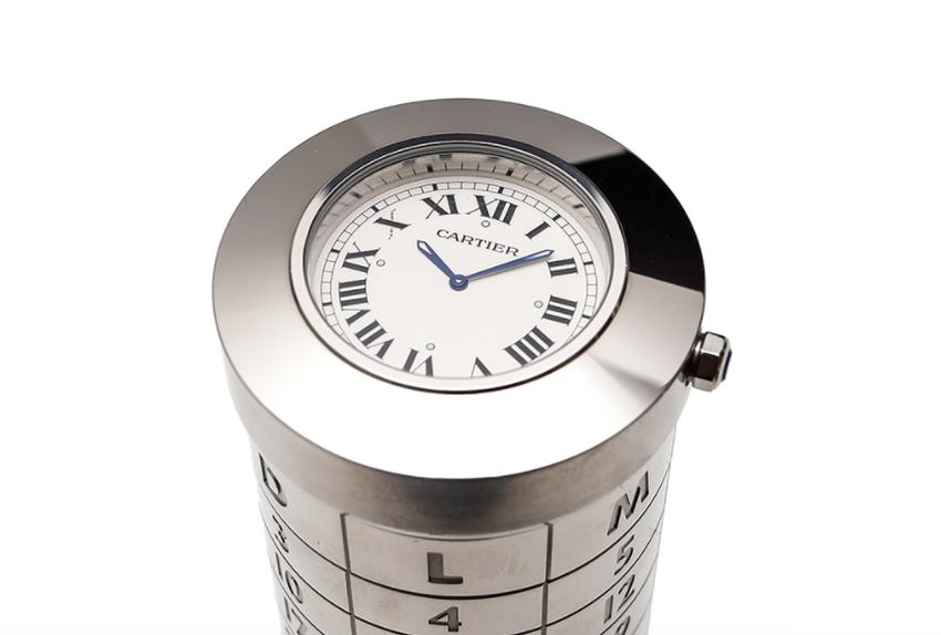 Cartier : pendulette boite à cigarettes et calendrier Cartier : pendulette boite à cigarettes et calendrier