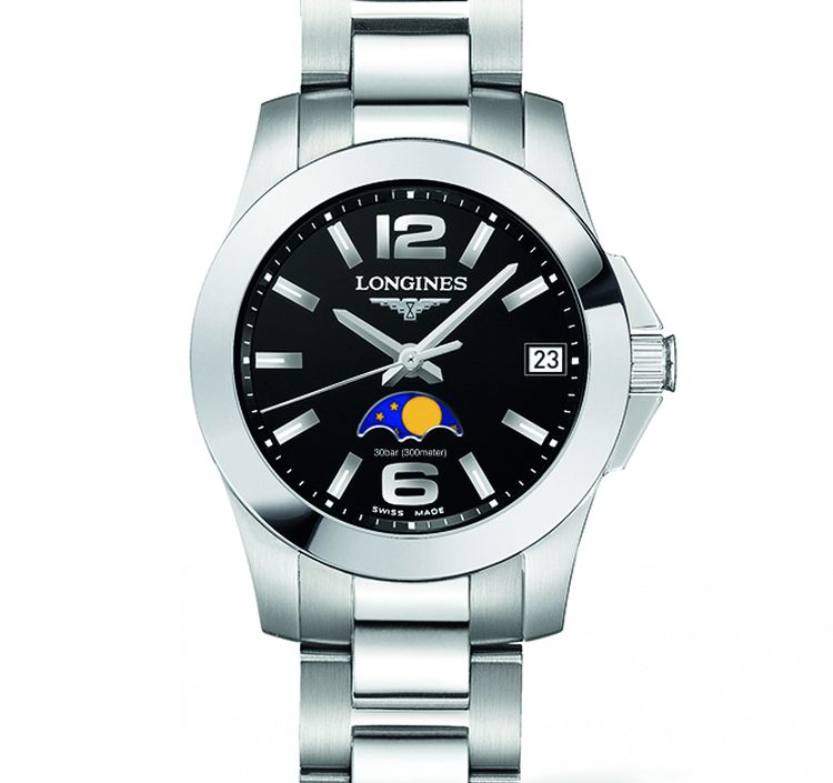 Longines Conquest Phases de Lune : une sportive élégante Longines Conquest Phases de Lune : une sportive élégante