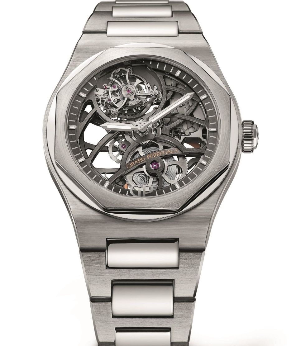 Girard-Perregaux Laureato Flying Tourbillon or rose ou blanc Girard-Perregaux Laureato Flying Tourbillon or rose ou blanc