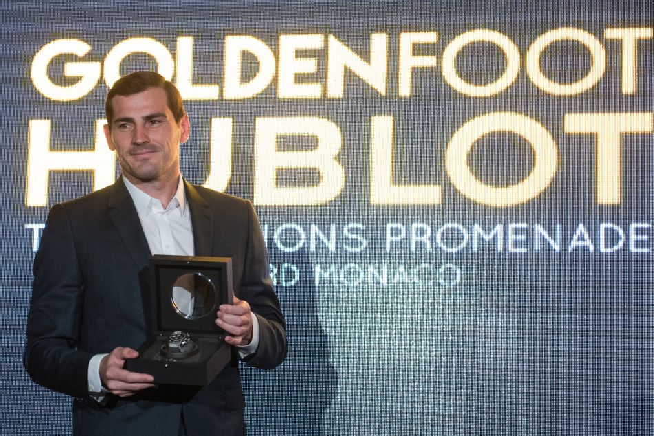 Iker Casillas : Prix Hublot Golden Foot 2017