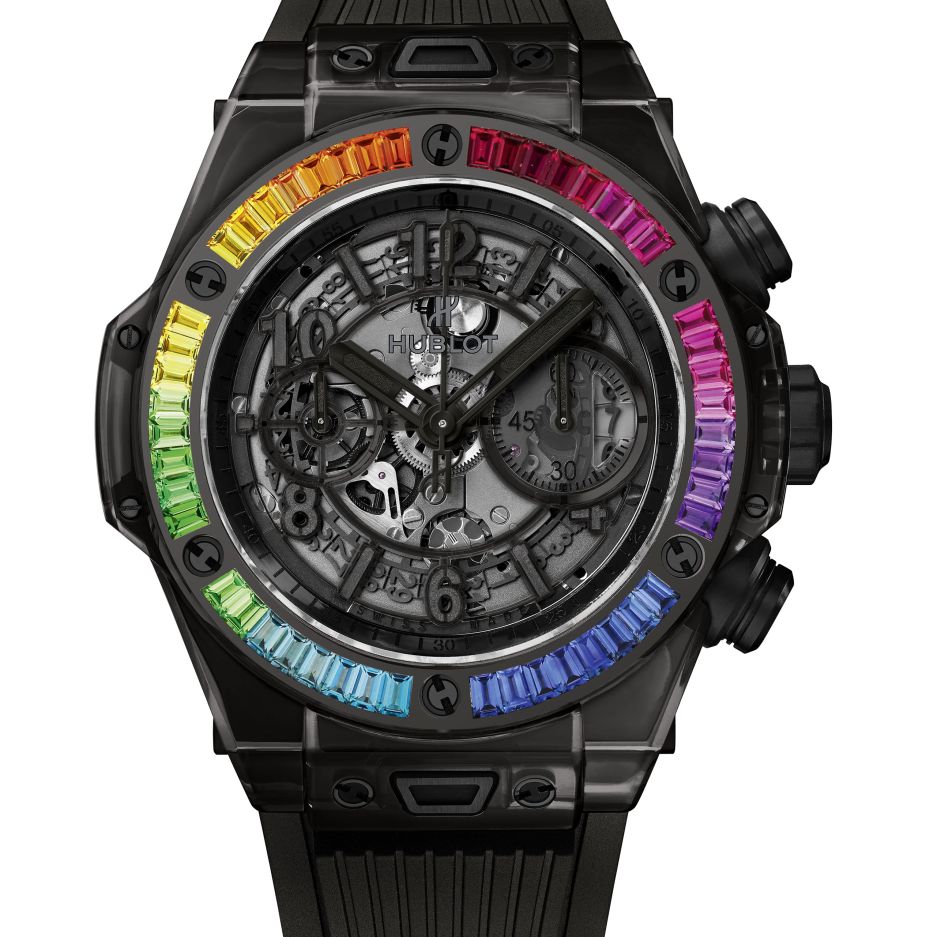 Hublot Big Bang All Black Sapphire Rainbow