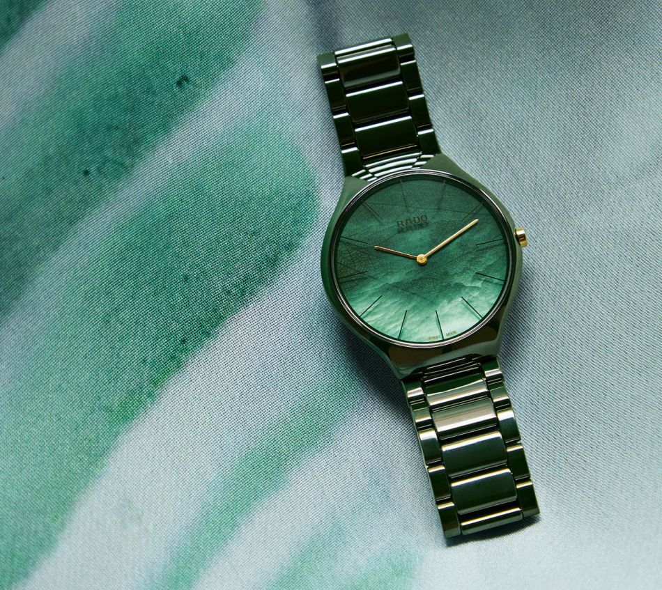 Rado True Thinline : la vie en vert