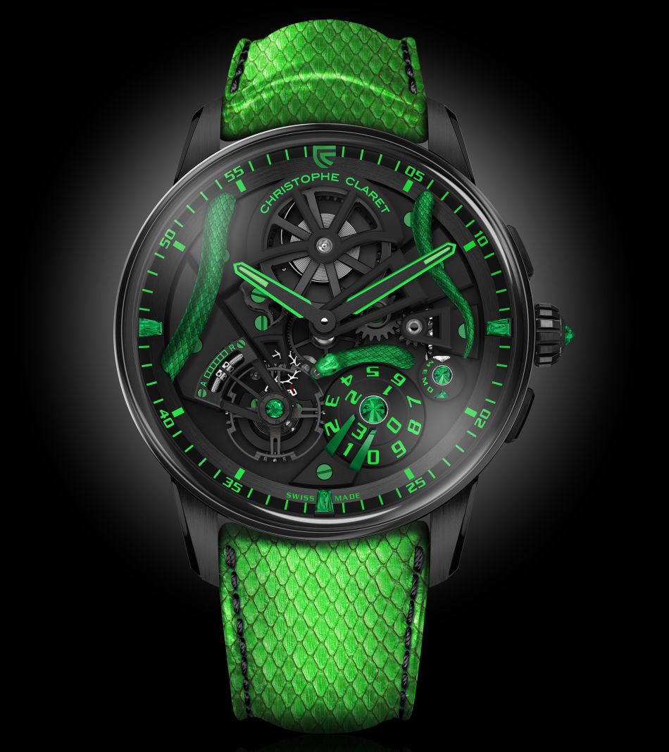 Christophe Claret Maestro Mamba : l'heure venimeuse