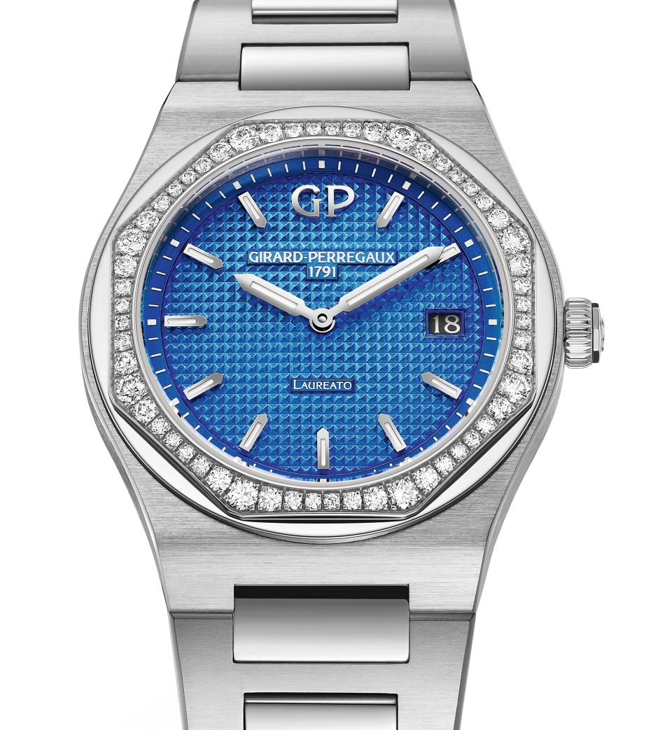 Girard-Perregaux Laureato 34 mm : quand le quartz se dévoile