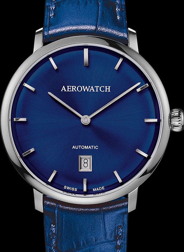 Aerowatch Héritage Slim : l'essentiel en deux aiguilles-date