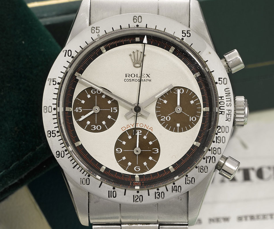 Sotheby's met en vente une Rolex Daytona 6239 cadran tropical