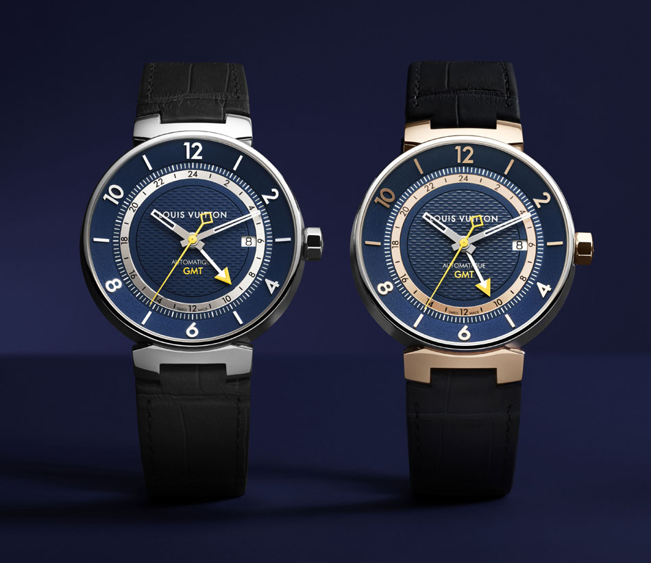 Watch Louis Vuitton Tambour Moon Blue GMT