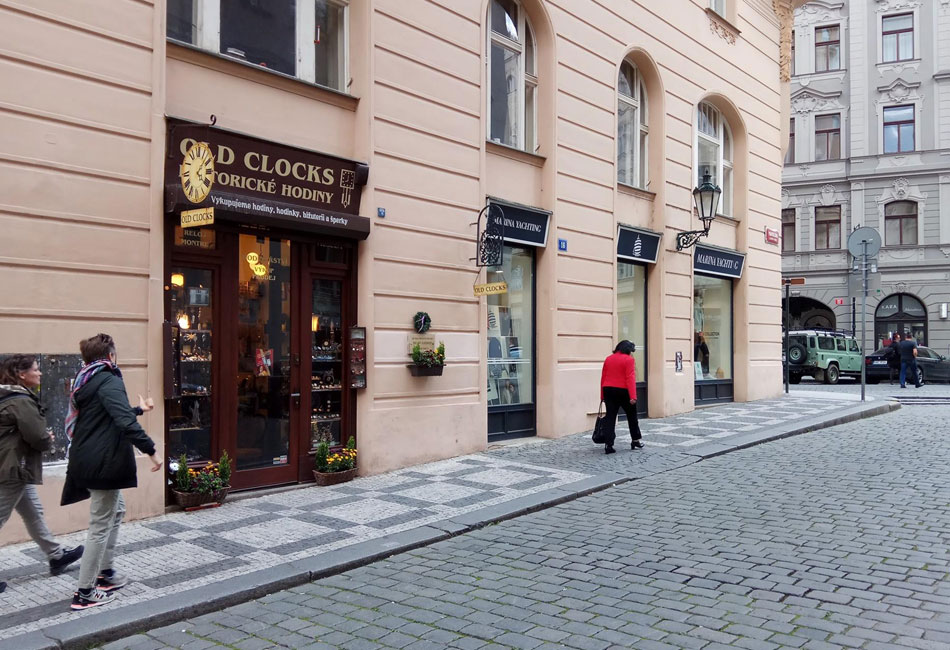 Prague : Old Clocks, des montres de collection et vintage en plein quartier juif