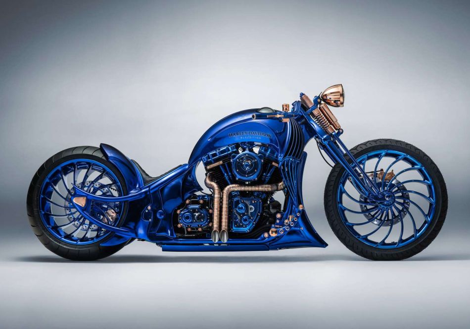 Bucherer présente une Harley Davidson Blue Edition