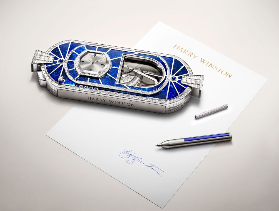 Precious Signature by Harry Winston : une pendulette automate d'exception