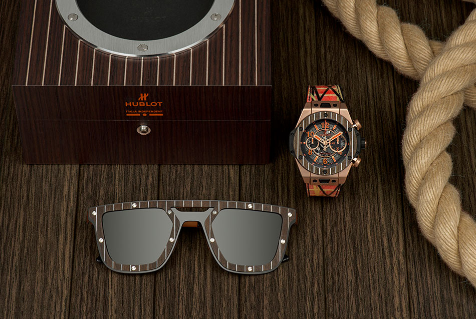 Hublot Big Bang Unico Teak Italia Independent ; chrono nautique