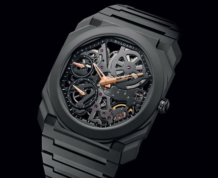 Bvlgari Octo Finissimo Squelette : le noir en toute transparence Bvlgari Octo Finissimo Squelette : le noir en toute transparence