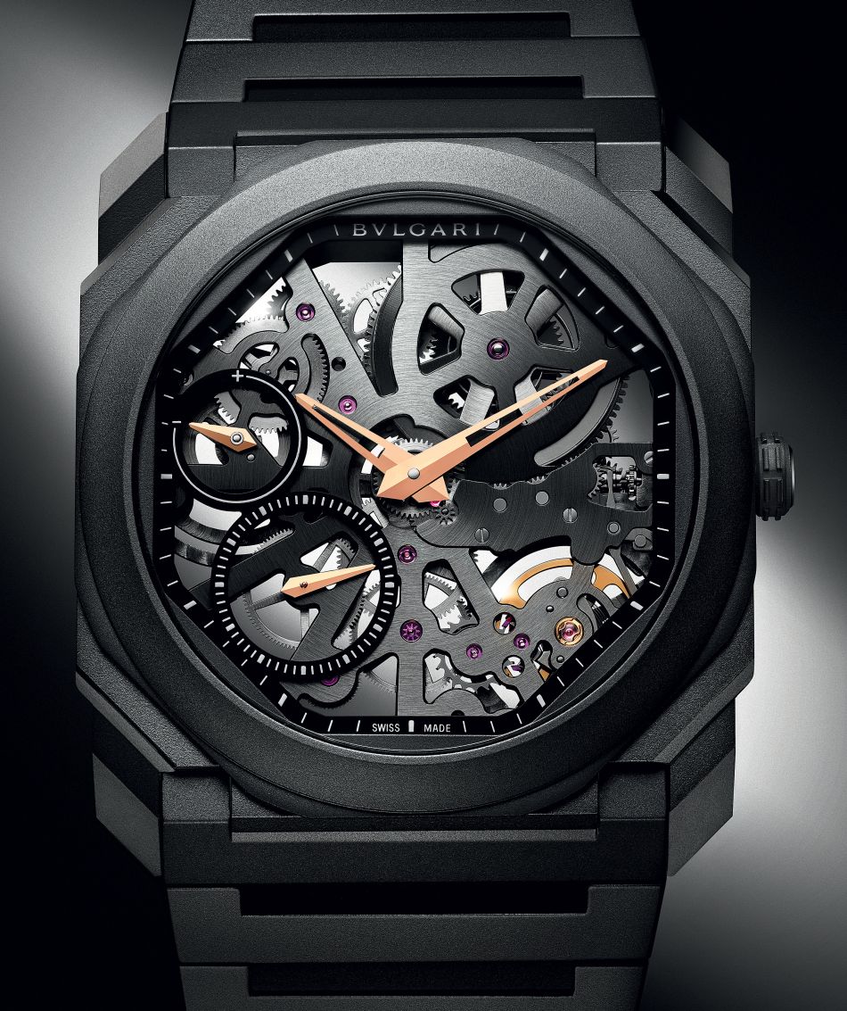 Bvlgari Octo Finissimo Squelette : le noir en toute transparence Bvlgari Octo Finissimo Squelette : le noir en toute transparence