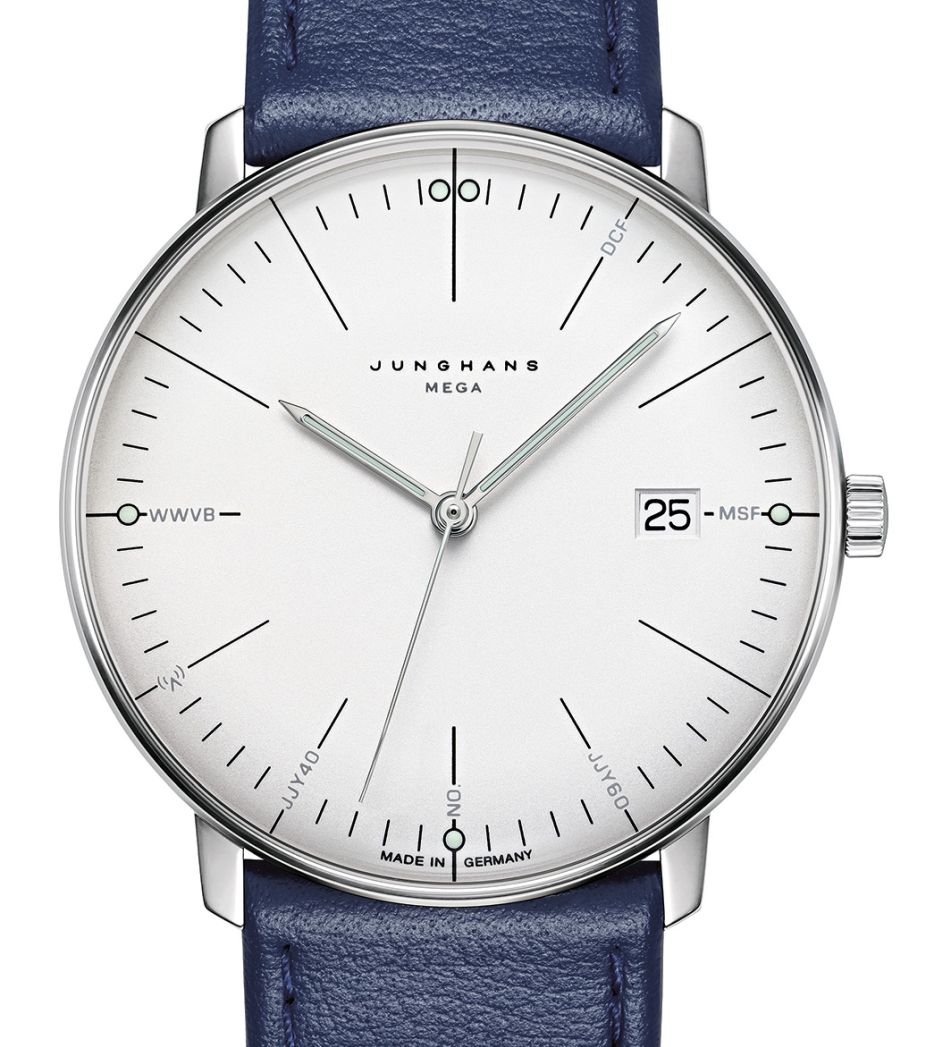 Max Bill Mega radio-pilotée : la montre intelligente selon Junghans Max Bill Mega radio-pilotée : la montre intelligente selon Junghans