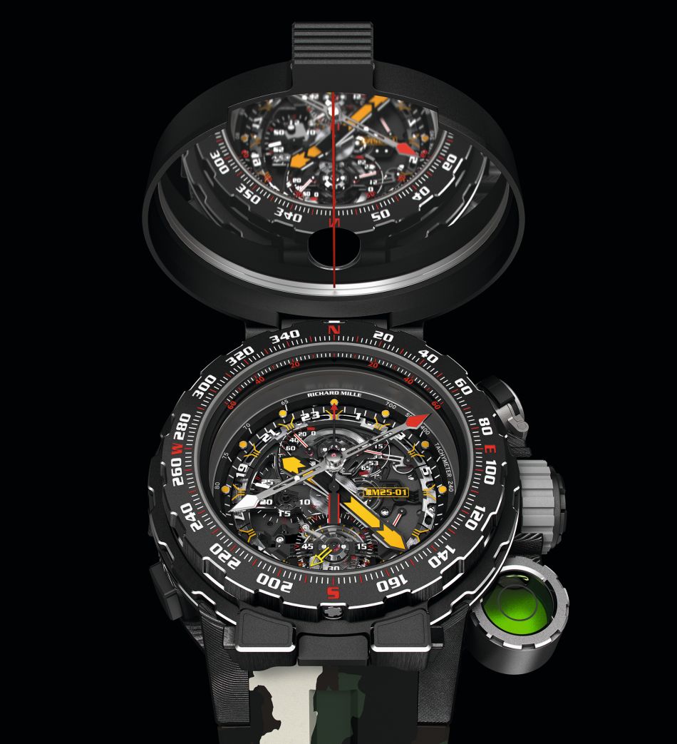 Richard Mille RM 25-01 Tourbillon Adventure Stallone : la RM de l'extrême Richard Mille RM 25-01 Tourbillon Adventure Stallone : la RM de l'extrême