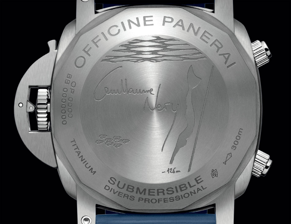 Panerai Submersible chrono édition Guillaume Néry