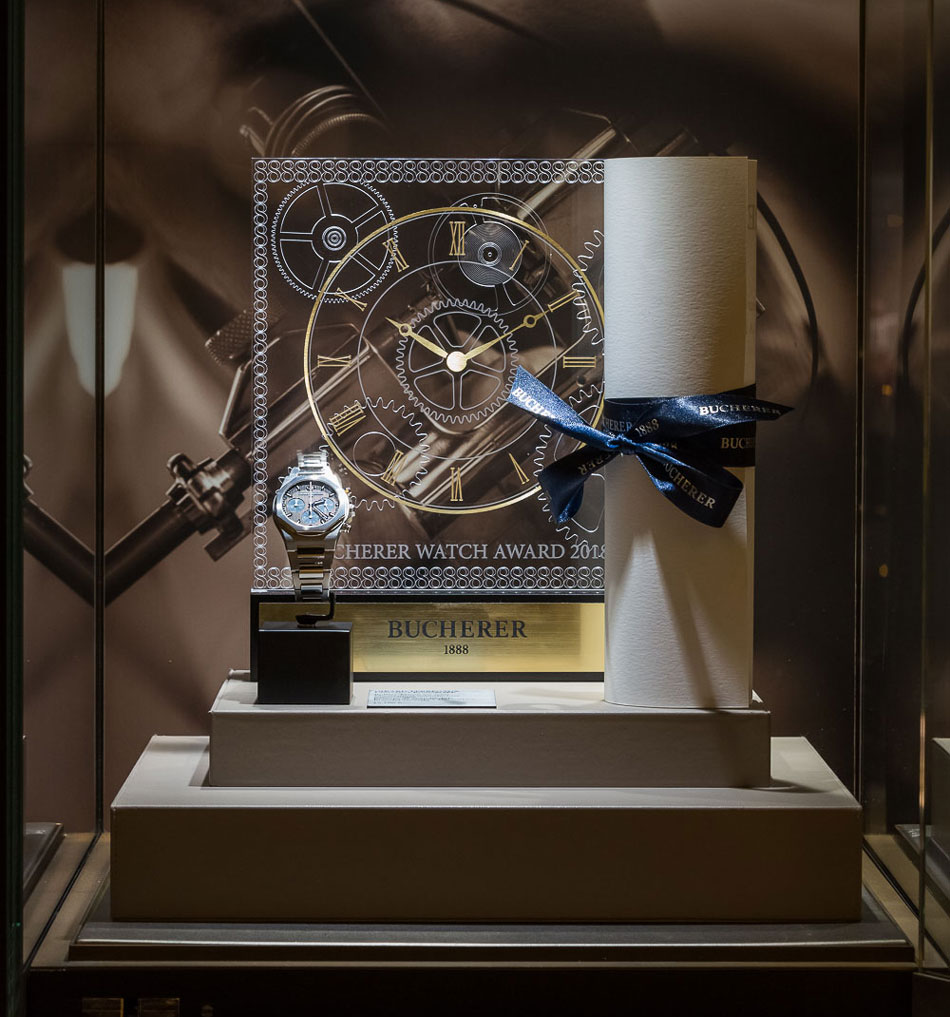 Girard-Perregaux et sa Laureato chrono remportent le Bucherer Watch Award 2018