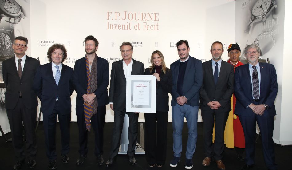 Marion Baruch reçoit le Prix Solo artgenève F.P. Journe 2019