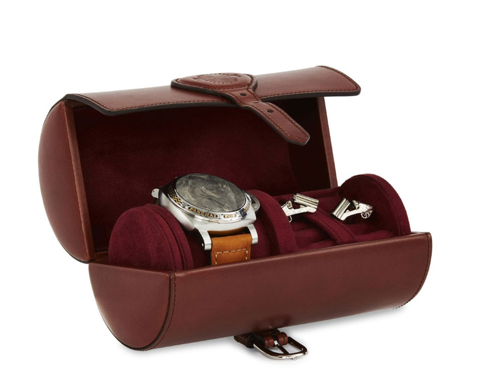 Trousse de voyage à montre de chez Purdey