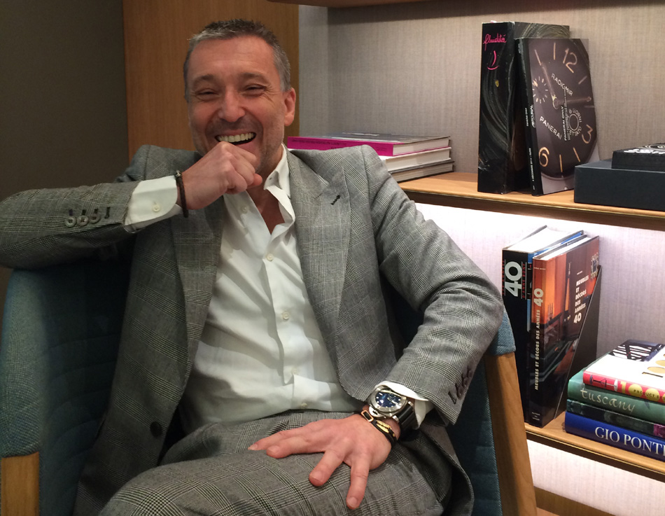 Jean-Marc Pontroué, CEO de Panerai, Photo Joel Chassaing-Cuvillier Jean-Marc Pontroué, CEO de Panerai, Photo Joel Chassaing-Cuvillier