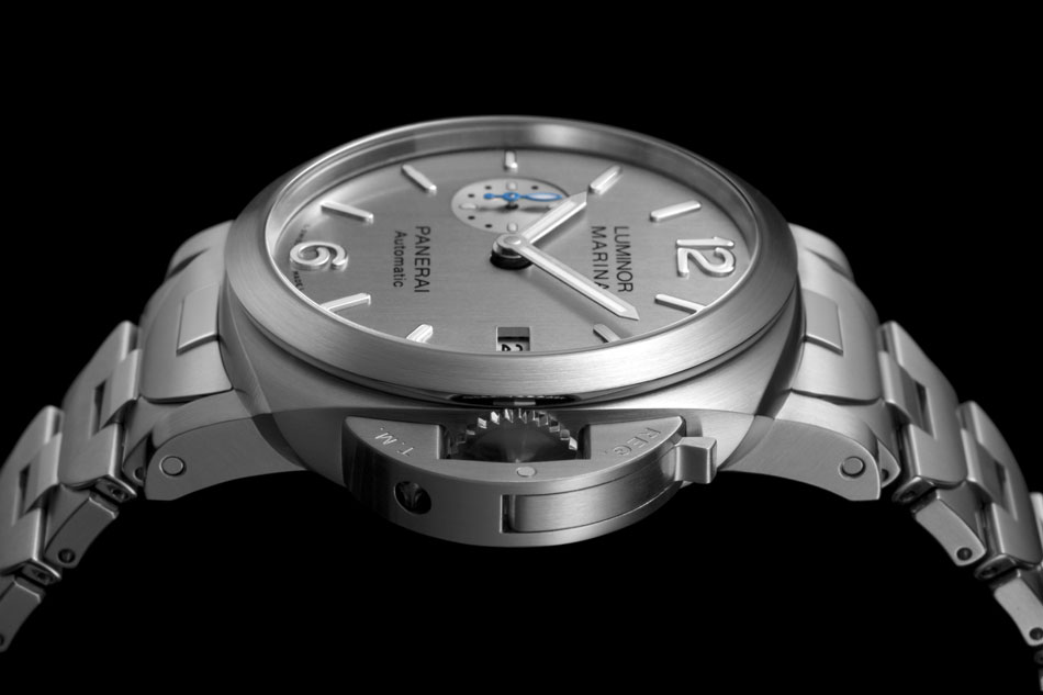 Officine Panerai Luminor Marina cadran argenté