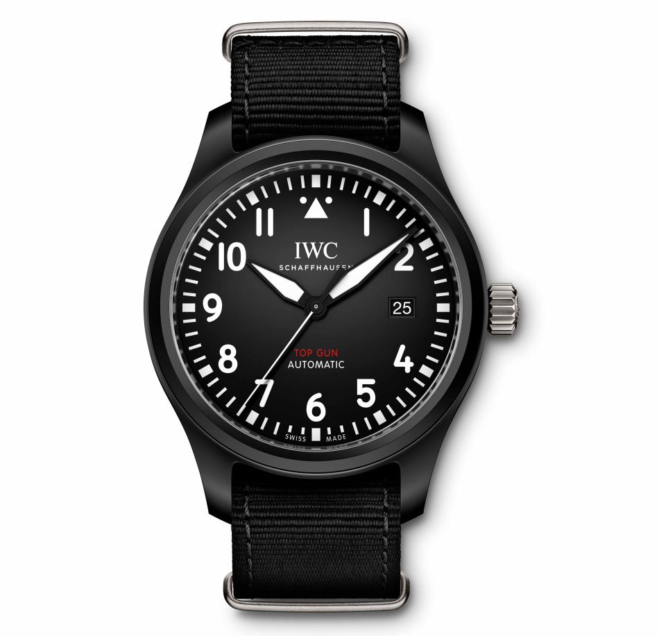 IWC Montre d'Aviateur Automatic TOP GUN céramique noire