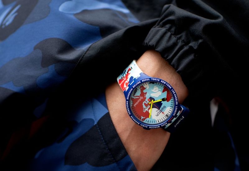 Swatch x BAPE