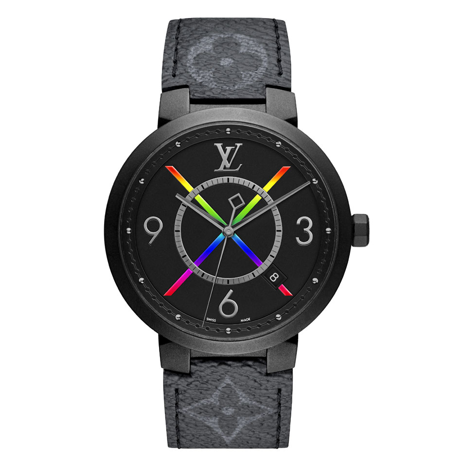 Louis Vuitton Tambour Slim Rainbow : lumineux arc-en-ciel