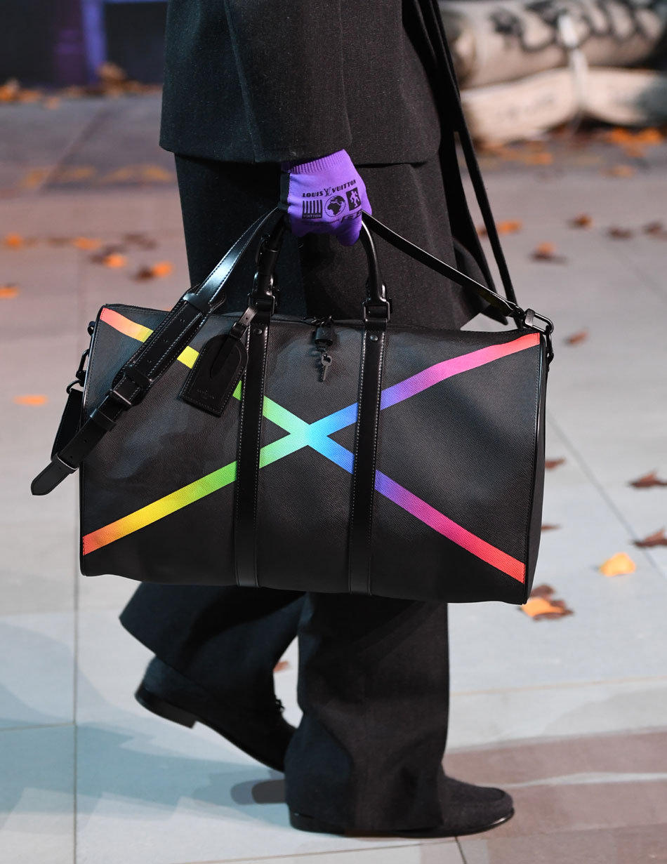 lv rainbow scarf