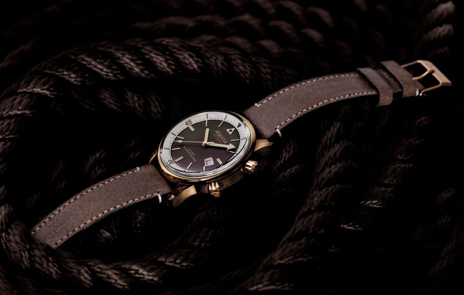 Alpina Seastrong Diver Heritage : une "bronzo" d'allure vintage Alpina Seastrong Diver Heritage : une "bronzo" d'allure vintage