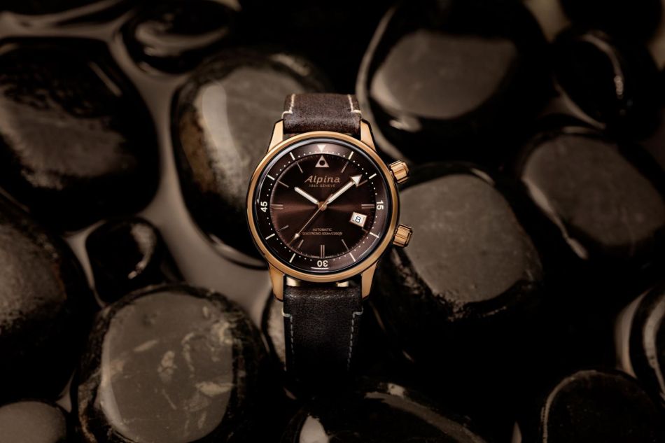 Alpina Seastrong Diver Heritage : une "bronzo" d'allure vintage Alpina Seastrong Diver Heritage : une "bronzo" d'allure vintage